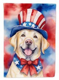 Labrador Retriever Patriotic American Garden Flag Mailbox Flag Decorative Yard Flag Banner Outside Patio Artwork Yard Flower Beds, Garden Size