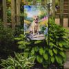 Labrador Retriever Spring Path Garden Flag Mailbox Flag Decorative Yard Flag Banner Outside Patio Artwork Yard Flower Beds, Garden Size, Multicolor