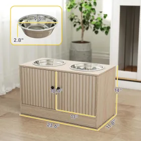 Elevated Dog Bowls-No Shipments On Weekends (Option: defaulttitle)
