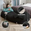 Human Dog Bed, Large Size Fits You and Pets, Washable Faux Fur Dog Bed for People Doze Off, Napping Orthopedic Dog Bed, Present Plump Pillow, Blanket
